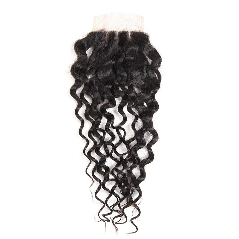 Lace Closure Frontal Water Wave Human Hair  Lace Frontal