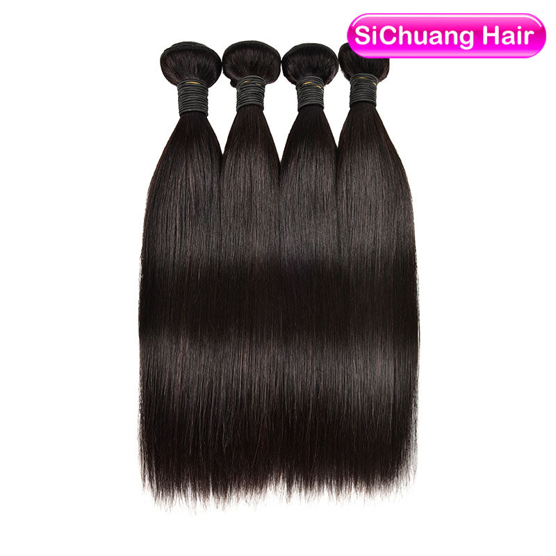 Straight Human Hair Bundles 1 Bundle sichuang Hair