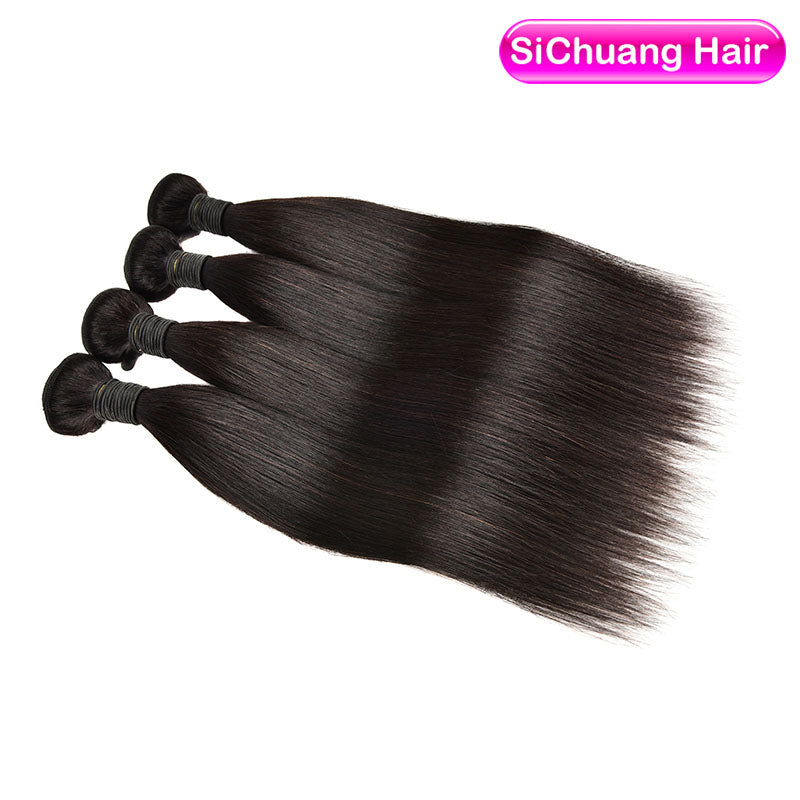 Straight Human Hair Bundles 1 Bundle sichuang Hair