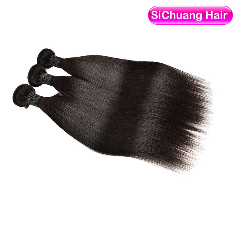 Straight Human Hair Bundles 1 Bundle sichuang Hair