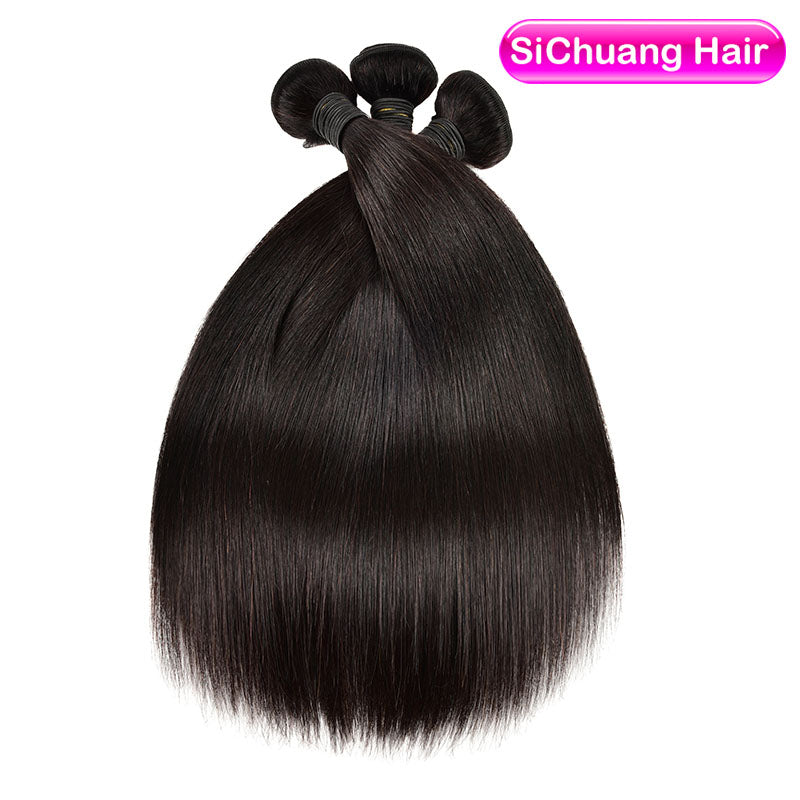 Straight Human Hair Bundles 1 Bundle sichuang Hair