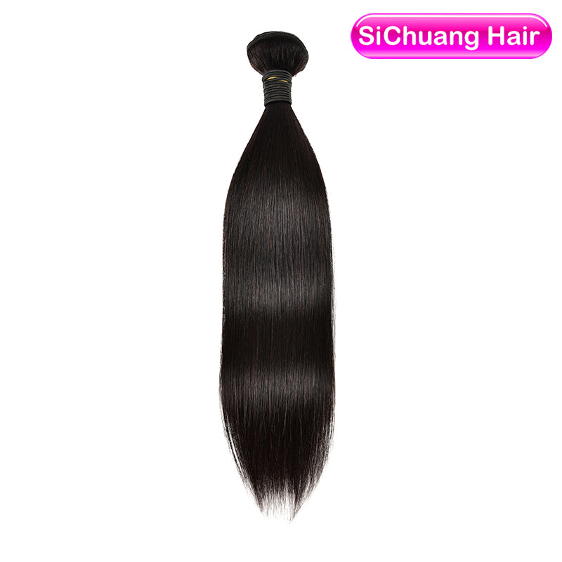 Straight Human Hair Bundles 1 Bundle sichuang Hair