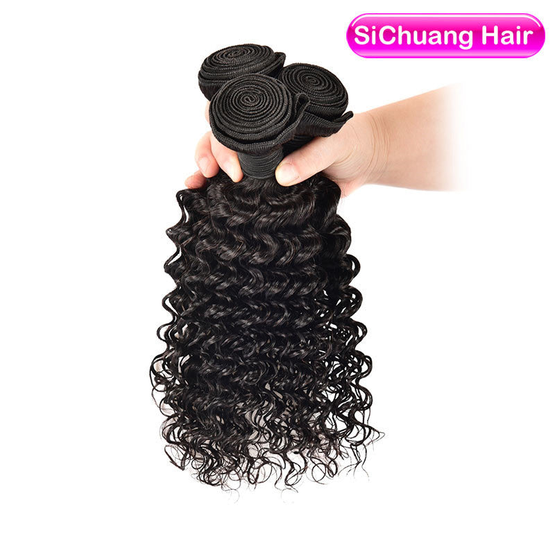 Deep Wave Human Hair Bundles 1 Bundle