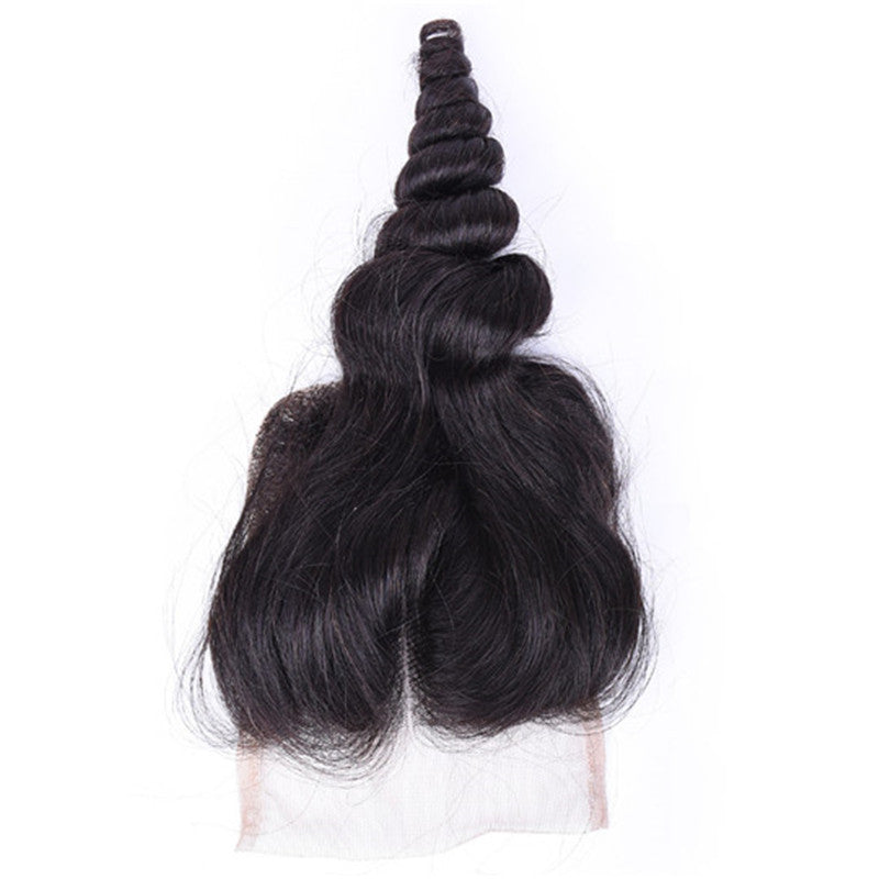 Lace Closure Frontal Deep Wave Human Hair  Lace Frontal