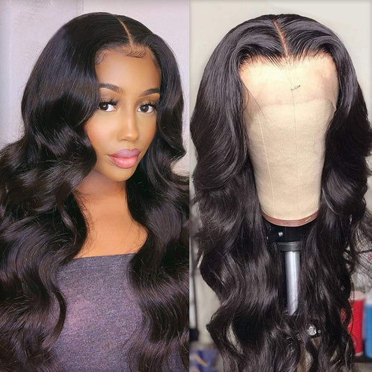 360 Full Lace Human Hair Wigs Body Wave Density 180%