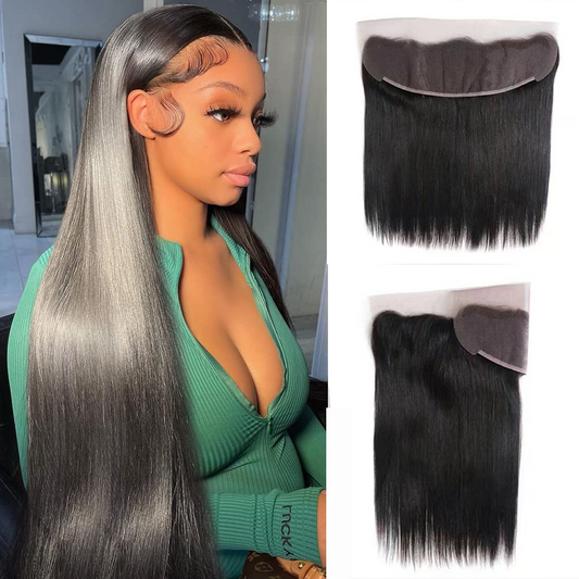 13x4Closure Straight Human Hair Lace Frontal