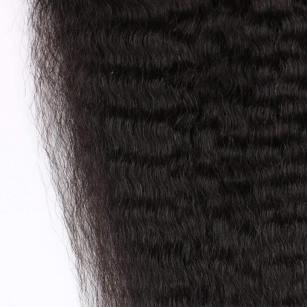 5x5Closure Kinky Straight Human Hair Lace Frontal