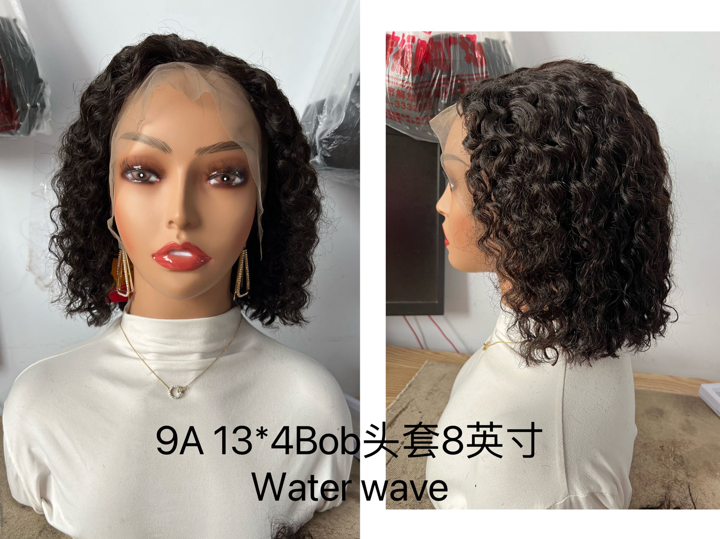 5x5 Human Hair Bob Wigs Water Density 180%