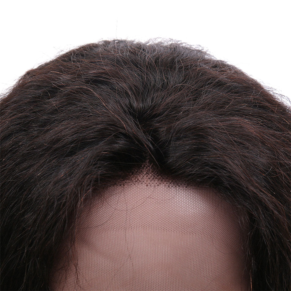 USUCHBEAUTY Kinky Straight Human Hair Wig 180% Density 13x4 HD