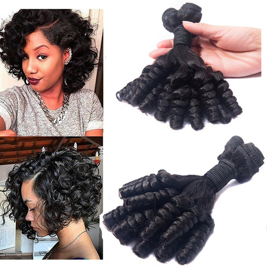Funmi Curly Human Hair Bundles 1 Bundle